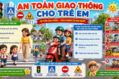 👨‍👩‍👧‍👦 Vì an toàn của trẻ – Hãy chấp hành luật giao thông