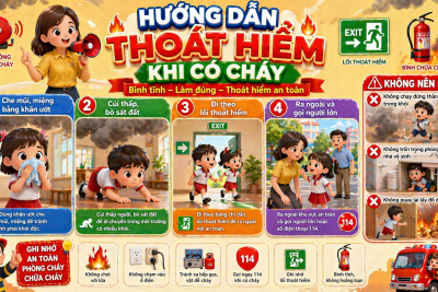 🚨 Bình tĩnh thoát hiểm – An toàn là trên hết