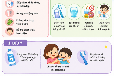 Chăm sóc răng miệng cho trẻ Mầm non.