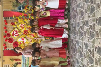 Bé vui sáng tạo – Rộn ràng sắc mai ngày Tết lớp chồi 2