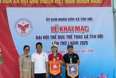 🏆🎉 HƯỞNG ỨNG ĐẠI HỘI THỂ DỤC THỂ THAO XÃ TÂN HỘI LẦN THỨ I NĂM 2026 🎉🏆 💪 LAN TỎA TINH THẦN THỂ THAO – GẶT HÁI THÀNH TÍCH TỰ HÀO 💪